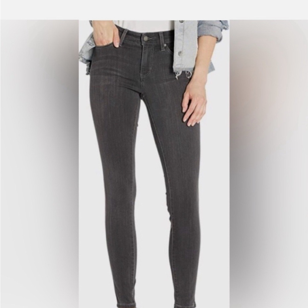 Liverpool Los Angeles, high rise ankle meteorite gray Skinny Jeans